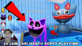 24 JAM CARI HANTU POPPY PLAYTIME 😈😱 [upl. by Gudrin383]