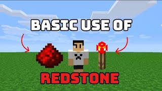 Redstone Basic Tutorial Door Switch [upl. by Serena648]