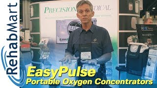 Rehabmart at Medtrade Atlanta  EasyPulse Portable Oxygen Concentrators by Precision Medical [upl. by Adnara]