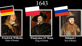 Rulers of GermanyPolandRussia every year 15482024 polska россия [upl. by Nytsirt922]