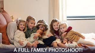 FIRST FAMILY PHOTOSHOOT  FAMILY OF 8 [upl. by Chalmers]