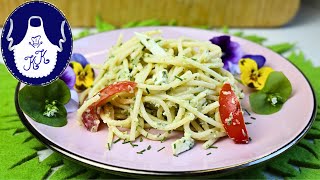 Spaghetti  Knoblauch  Salat in 10 Minuten perfekt zum GrillenRezept von meinem Schwiegersohn [upl. by Garland]