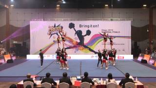 CHEER 2015 Warriorz routine [upl. by Qooraf]