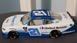 Austin Hills 2022 21 Bennett Daytona Xfinity Win RCR Chevrolet Camaro 164 NASCAR Diecast Review [upl. by Bluh]