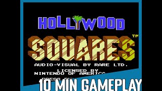 10 Minute Gameplay Hollywood Squares 1989 NES [upl. by Austina]