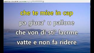 Renzo Arbore  Guaglione Karaoke Devocalizzata [upl. by Nellahs]