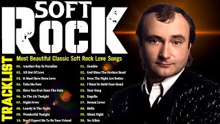 Phil Collins Air Supply Bee Gees Rod Stewart  Most Beautiful Classic Soft Rock Love Songs Ever [upl. by Adabel907]