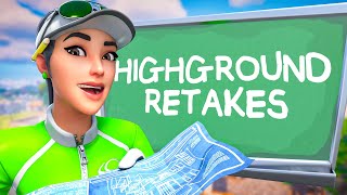 Top 4 Highground Retakes to Learn in Fortnite [upl. by Oaks]