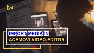 How to Import Media in AceMovi Video Editor [upl. by Verneuil]