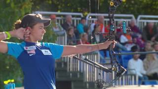 Archery in slow motion  Compound bow  Odense 2016 [upl. by Anglo]