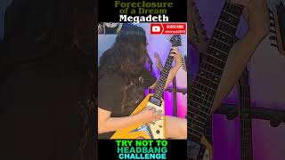 quotForeclosure of a Dreamquot guitar intro riff cover megadeth thrashmetal davemustaine [upl. by Shirline680]