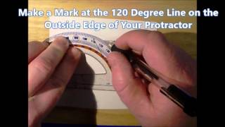 Equilateral Triangle Protractor Method [upl. by Helas273]