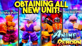 OBTAINING And EVOLVING All New UNITS In Anime Reborn Update 1 [upl. by Ongun168]