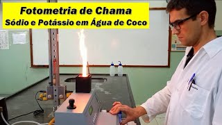 Fotometria de Chama  Determinação de Sódio e Potássio em Água de Coco [upl. by Azne]