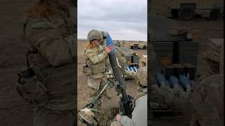 The powerful M120 mortar in action US Army National Guard [upl. by Susette]