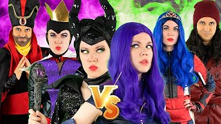 MAL vs MALEFICENT RAP BATTLE  DESCENDANTS vs DISNEY VILLAINS  quotBAD APPLE ANTHEMquot MUSIC VIDEO [upl. by Hsihsa]