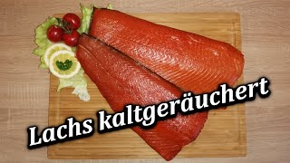 Lachsfilet kaltgeräuchert [upl. by Mojgan]