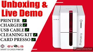 Evolis Primacy  Unboxing  PVC Card Printer Top Selling Printer Royal Digital Service [upl. by Nuncia]