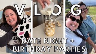 WEEK LONG VLOG FILMING TIK TOKS  DATE NIGHT  FAMILY BIRTHDAYS [upl. by Naujyt]