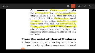 importance of consumer protection  ncert  class 12 business studies [upl. by Kram]