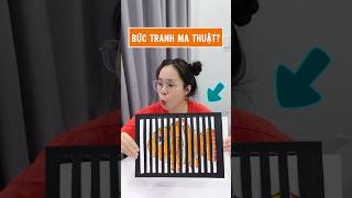 BỨC TRANH MA THUẬT BIẾN HÌNH 😮 Vẽ tranh siêu ảo biến 1 con cá thành 2 con leeciehayhoi shorts [upl. by Notxarb892]