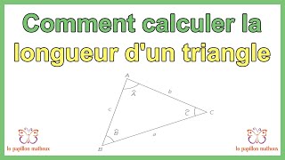 Comment calculer la longueur dun triangle [upl. by Issac]