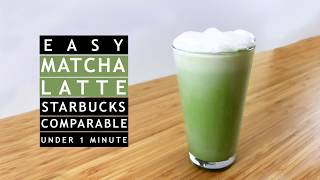 Matcha Latte USA  Starbucks Matcha Latte Recipe [upl. by Aztirak]