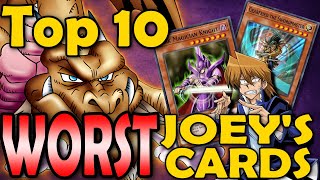 Joey Wheelers Top 10 WORST Cards That He Used In The Anime [upl. by Halas]