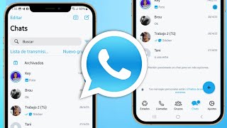 Nuevo WhatsApp estilo iPhone en Android 2024✨Ultima versión [upl. by Kenzie]