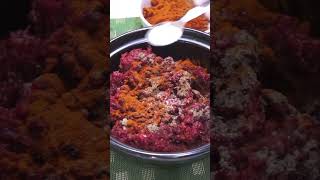 Kitfo  Ethiopian Recipes  Raw Meat ethiopianfood kitfo recipe ethiopian food shorts [upl. by Amik]