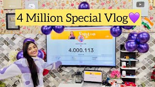 4 Million Celebration 🎉  SAMREEN ALI VLOGS [upl. by Clea]