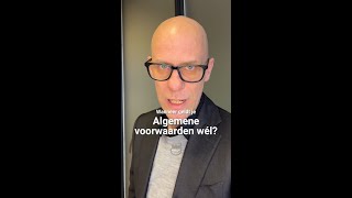 Gelden algemene voorwaarden ook bij toekomstige orders [upl. by Shere]