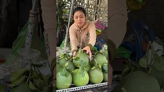 Amazing Giant Pink Orange  Fruit Cutting Skills [upl. by Mou703]