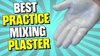 How to Mix Plaster of Paris Technique the Easy Way for Superior Strength Tutorial YouTube Video [upl. by Noiwtna]