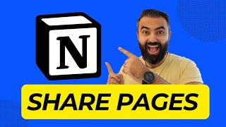 3 EASY ways to SHARE PAGES in Notion [upl. by Ttirrem]