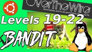 Linux Hacking SETUID Binary Netcat amp Cron  Bandit OverTheWire Levels 1922 [upl. by Veal]