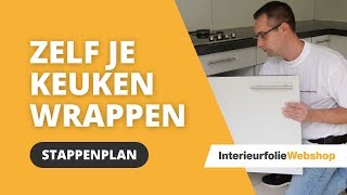 Hoe zelf je keukenkastjes wrappen [upl. by Harwilll]