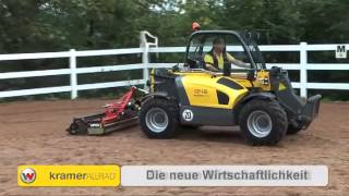 Kramer Allrad 1245 Mini Telehandler [upl. by Htebazie933]