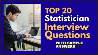 Statistician Interview Questions and Answers for 2024 [upl. by Os]