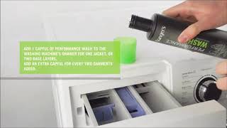 Utilisation du Nettoyant Performance Wash pour textile  Grangers [upl. by Asenav792]