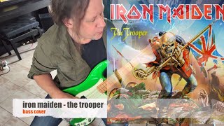 Rock Out With This Bass Cover Of Iron Maidens quotthe Trooperquot 🤘🎸 [upl. by Hubert]