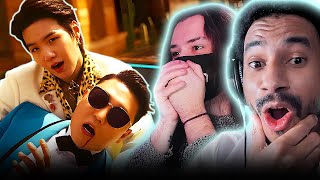 NEW PSY FANS REACT TO PSY FOR THE FIRST TIME  That That prod amp feat SUGA of BTS MV REACTION [upl. by Tiemroth]