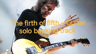 The Firth of Fifth  Guitar solo backing track [upl. by Marybelle]