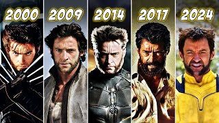 Wolverine Evolution in Live Action Movies 20002024  Deadpool amp Wolverine  Hugh Jackman [upl. by Megdal]