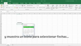 xlsCal Calendario desplegable para Excel [upl. by Aliab]