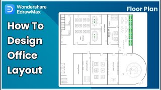 How to Design an Office Layout  EdrawMax [upl. by Htebsil10]