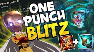 ⭐ ONE PUNCH BLITZCRANK ⭐ LA BUILD DEFINITIVA DE BLITZ A BASICOS [upl. by Huoh]