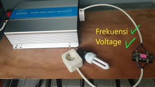 Unboxing Inverter IP2000 Tegangan dan frekuensi SEMPURNA [upl. by Mayda261]