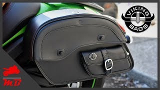 Viking Saddlebags Full Review Best Storage Solution For Bikers  MOTOBLADE [upl. by Christabelle]