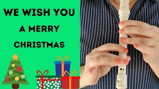 How to play Christmas song by recorder  recorder tutorial [upl. by Anayek]